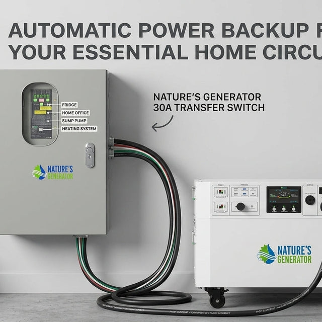 30A Vs. 50A Automatic Transfer Switches: Sizing The Right Subpanel Kit For Your Nature's Generator System