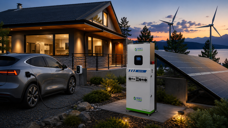 Nature's Generator - Beyond the Grid: How EV Owners Are Creating Self-Sustaining Home Microgrids