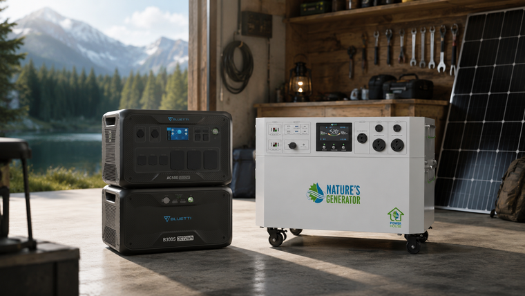 Nature's Generator - Bluetti AC500+B300S vs. Nature’s Generator Powerhouse Gen 2: Real-World Testing for Off-Grid Capacity and Expandability Costs