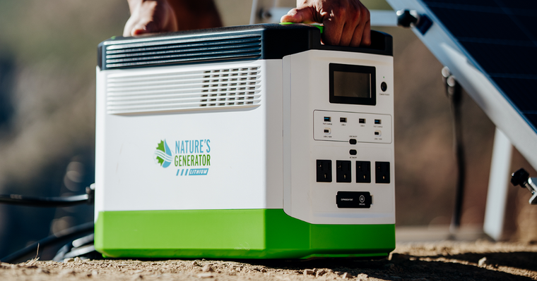 Nature's Generator - Charge Your Portable Solar Generator for Maximum Efficiency