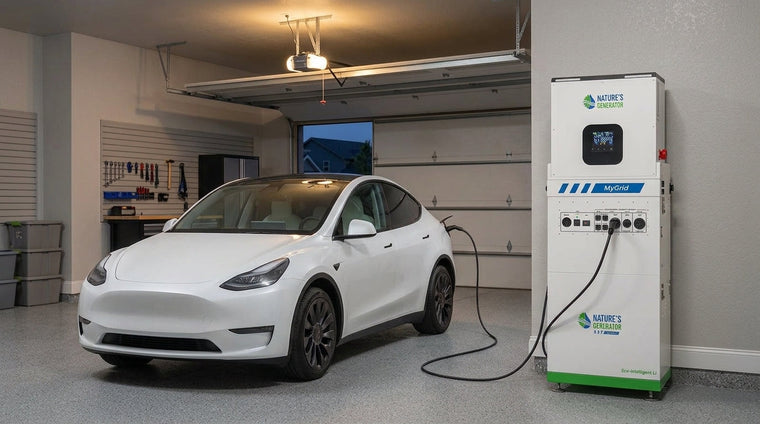 Nature's Generator - Charge at Home, Even During an Outage: EV Charging With MyGrid 10K