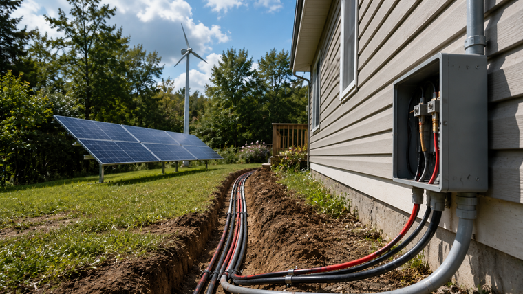 Nature's Generator - Defeating Voltage Drop: How to Calculate Cable Gauge (AWG) for Long-Distance Solar Panel and Wind Turbine Runs