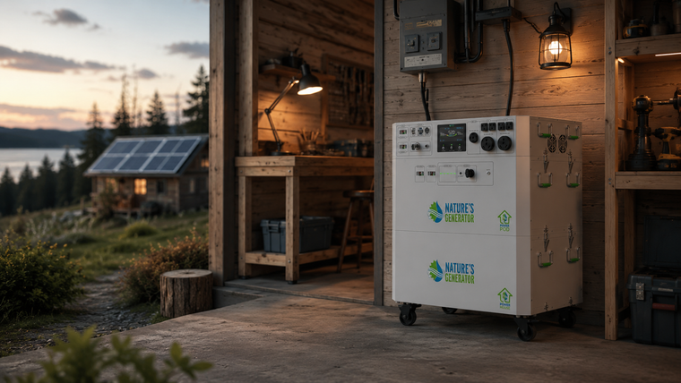 Nature's Generator - Designing a Low-Maintenance Off-Grid Power System for Remote Cabins and Homesteads