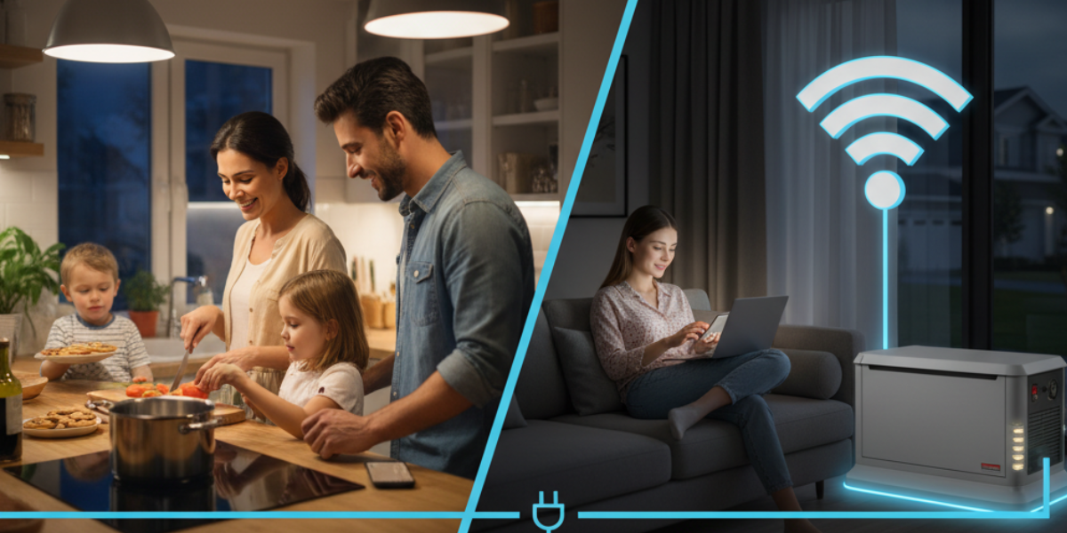 From cooking to Wi-Fi: how a home generator can keep your life running smoothly