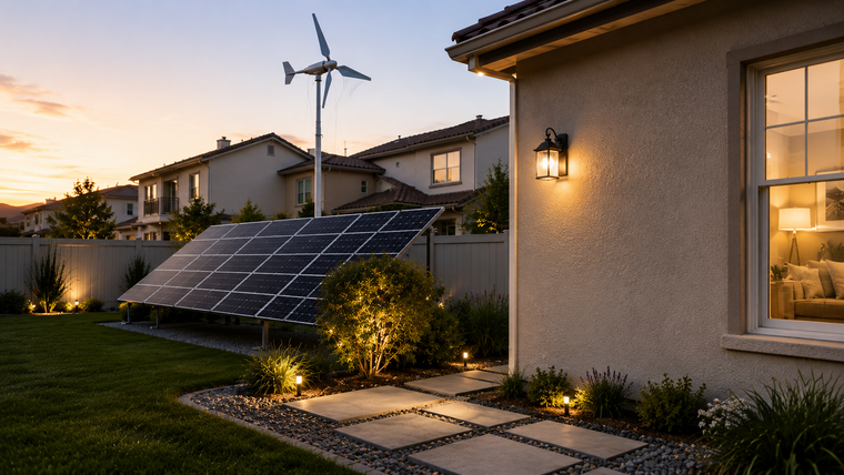 Nature's Generator - HOA Gas Generator Bans & Noise Restrictions: Why Solar-Wind Battery Backup Is the Only Compliant Solution