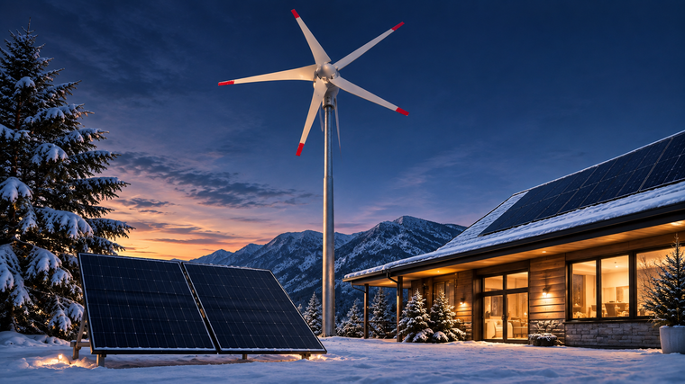 Nature's Generator - Harnessing Nighttime & Winter Power: Why Pairing Nature’s Generator Wind Turbine with Solar Arrays Doubles Resilienc
