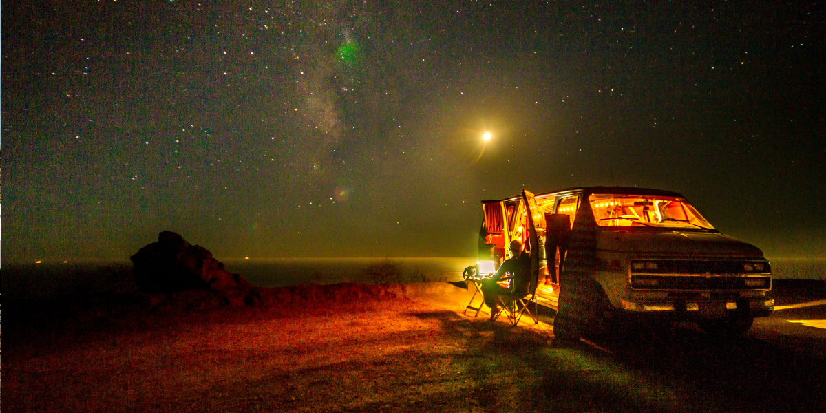 Here's How a Digital Nomad Powers a Laptop and a Life from a Tent