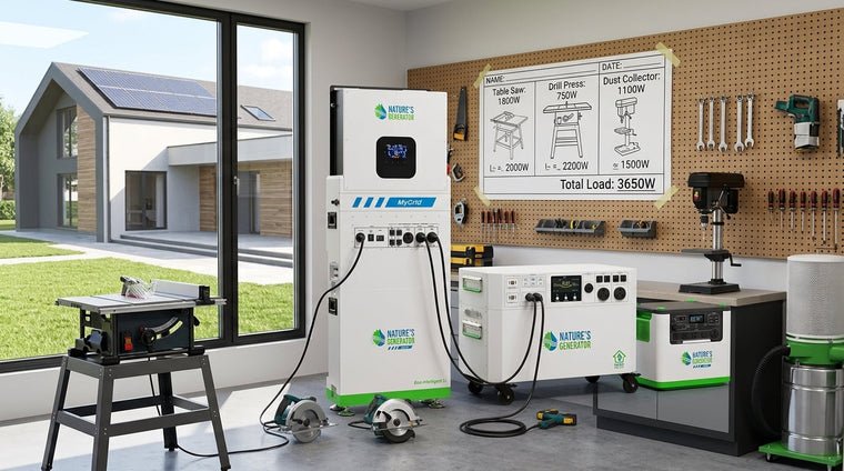 Nature's Generator - How to Calculate Backup Power for a Small Workshop