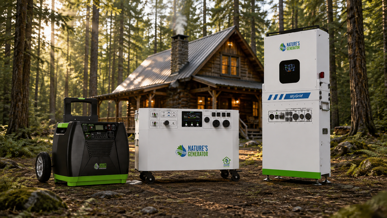 Nature's Generator - Nature’s Generator Elite vs. Powerhouse Gen 2 vs. MyGrid 10K: Which Model Fits Your Energy Needs?