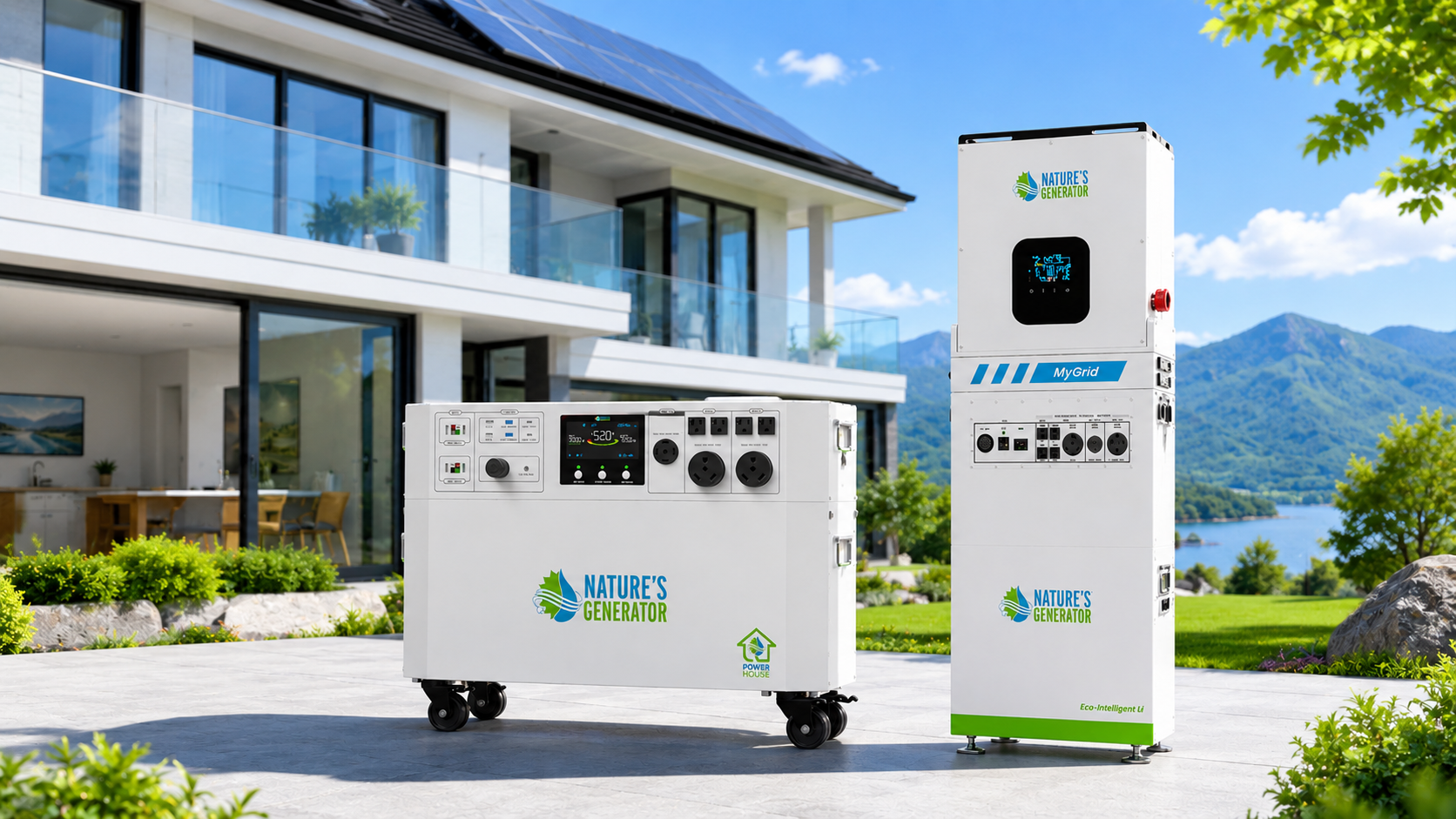 Nature's Generator Powerhouse Gen 2 vs. MyGrid 10K: Which Whole-Home System Fits Your Property?