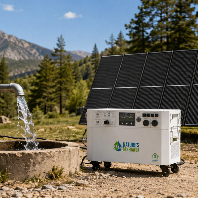 Off-Grid Water Security: Sizing Solar Generator Backup for 240V Deep Well Pumps