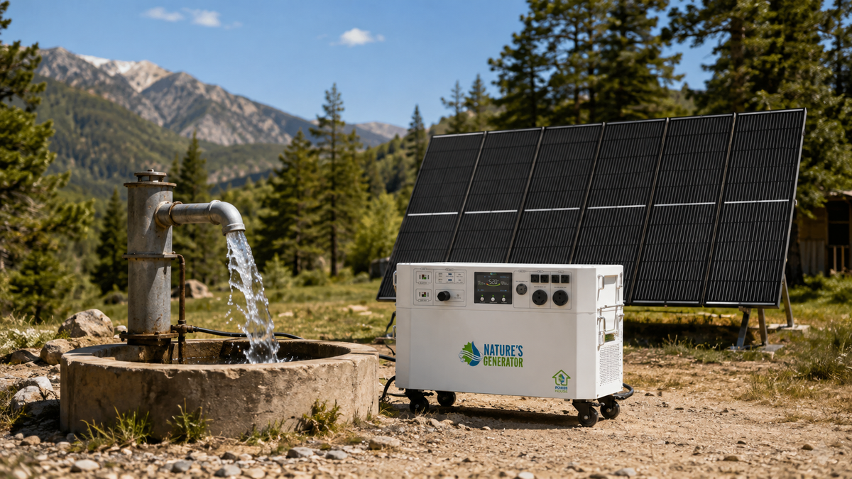 Off-Grid Water Security: Sizing Solar Generator Backup for 240V Deep Well Pumps