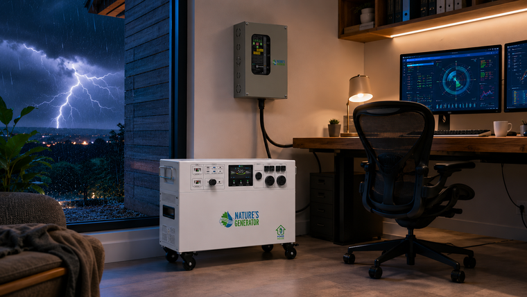 Nature's Generator - Outsmarting the Next Storm: How to Deploy a 10ms UPS Backup System Using the Powerhouse Gen 2
