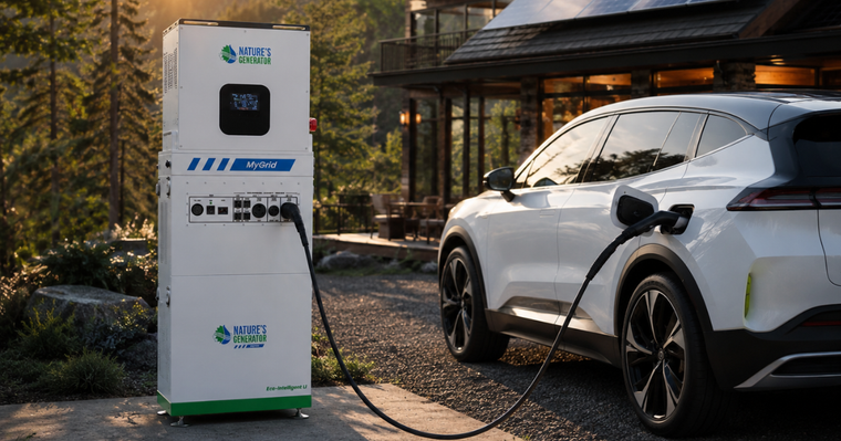 Nature's Generator - Running Your Car on Solar: Does the MyGrid 10K Work for Total Off-Grid Charging?