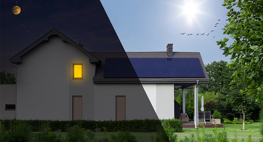 do solar panels work at night