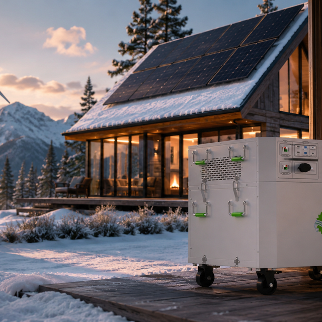 Why the Powerhouse Gen 2 is the Perfect Home Backup Built for Winter Wind & Solar Hybrid Inputs