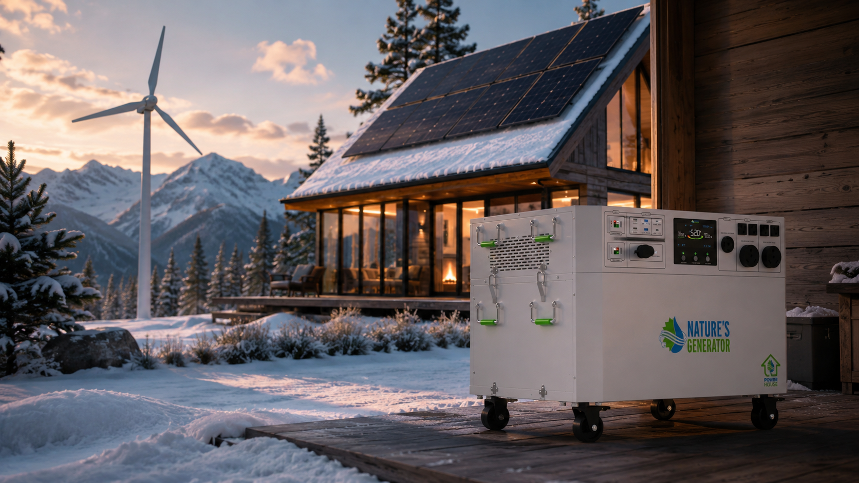 Why the Powerhouse Gen 2 is the Perfect Home Backup Built for Winter Wind & Solar Hybrid Inputs
