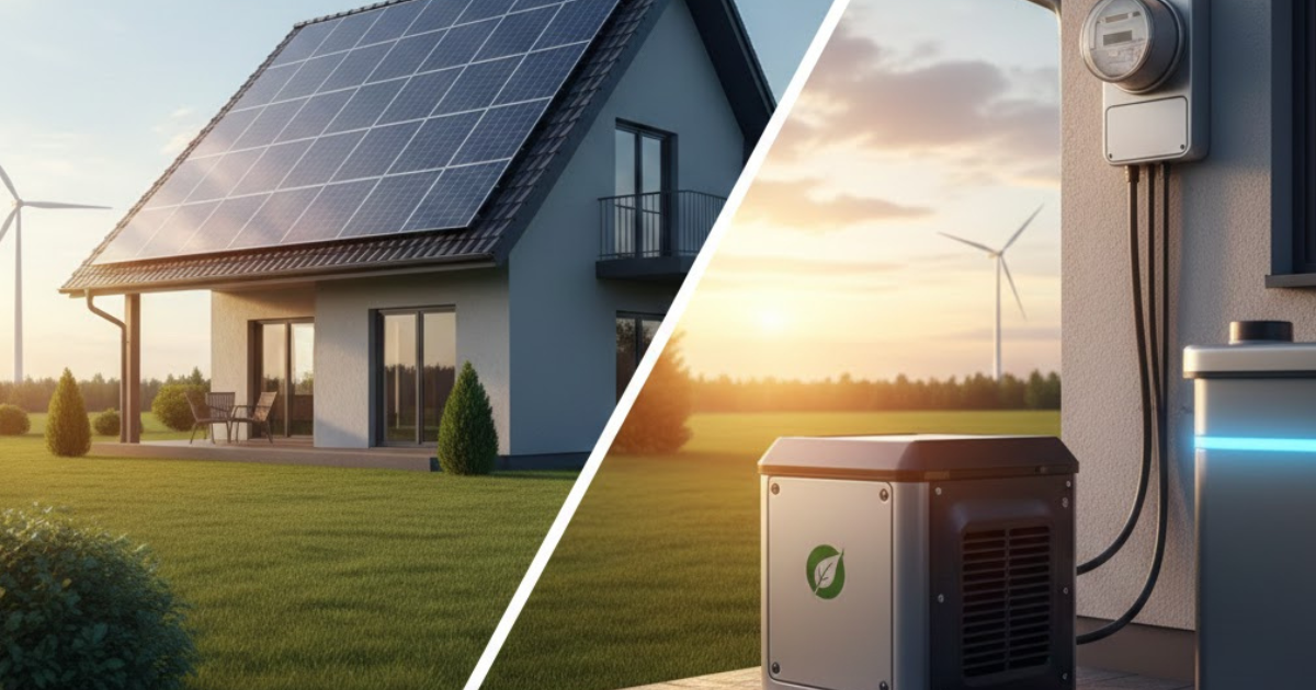 How to Maximize Energy Security: Combining Solar Panels with Backup Generators