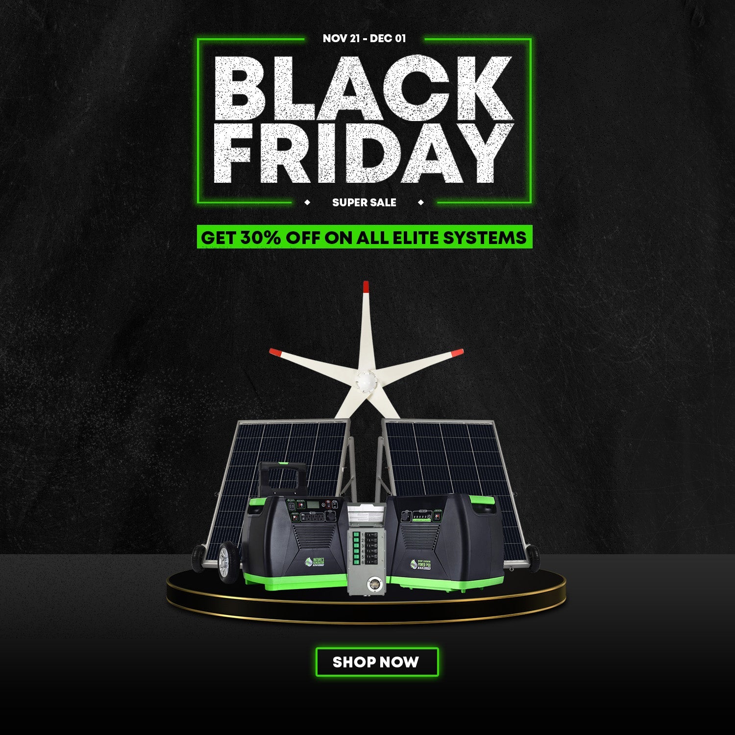 Black Friday Sale - Nature's Generator Elite Systems