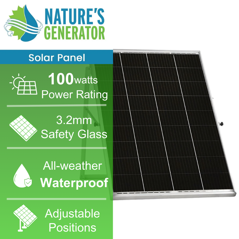 100W Rigid Solar Panels - 100W_Panel_Hover_Image 2
