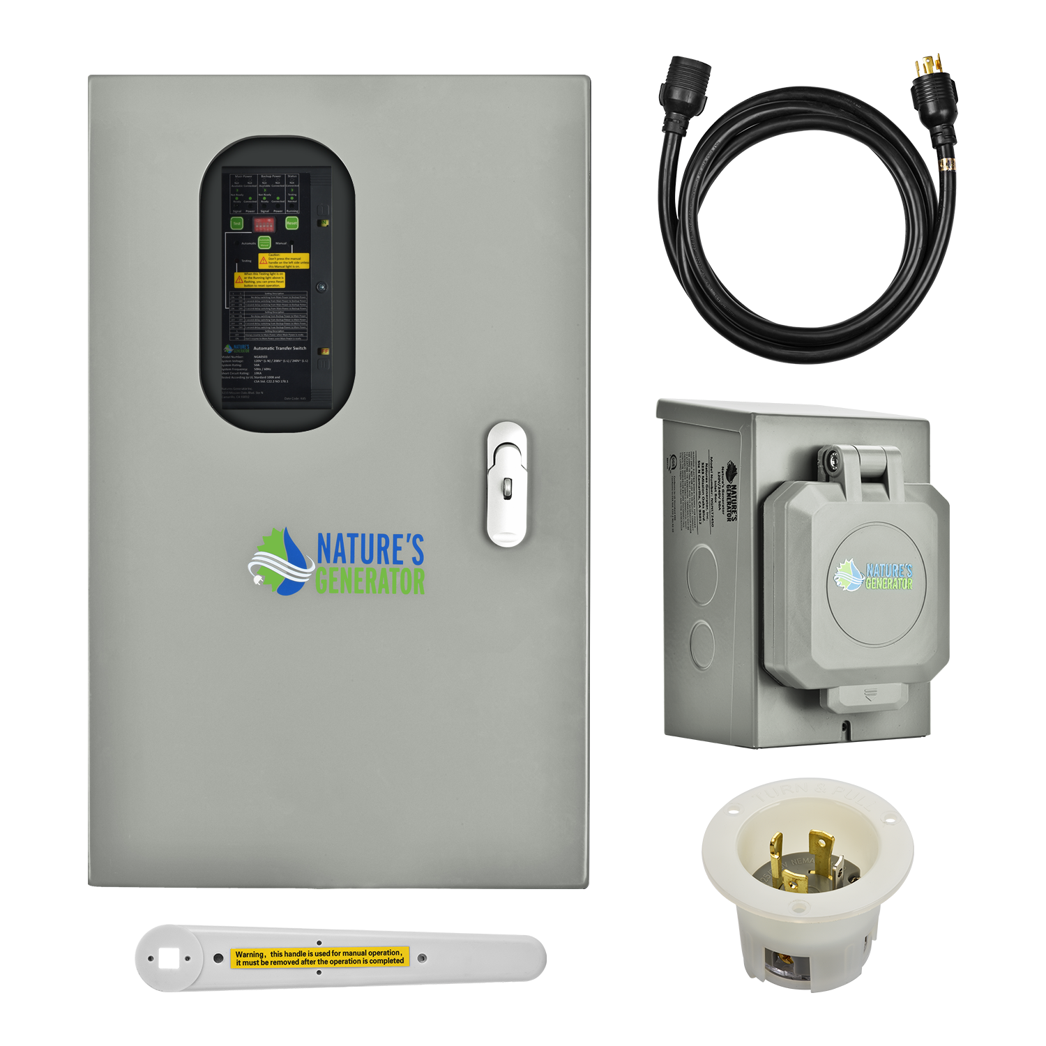 30A Automatic Generator Transfer Switch Features - What's in the Box