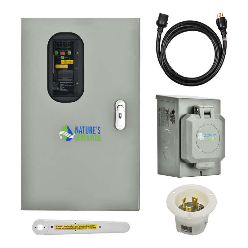 30A Automatic Generator Transfer Switch - Product - 30A Automatic Generator Transfer Switch Features - What's in the Box 1