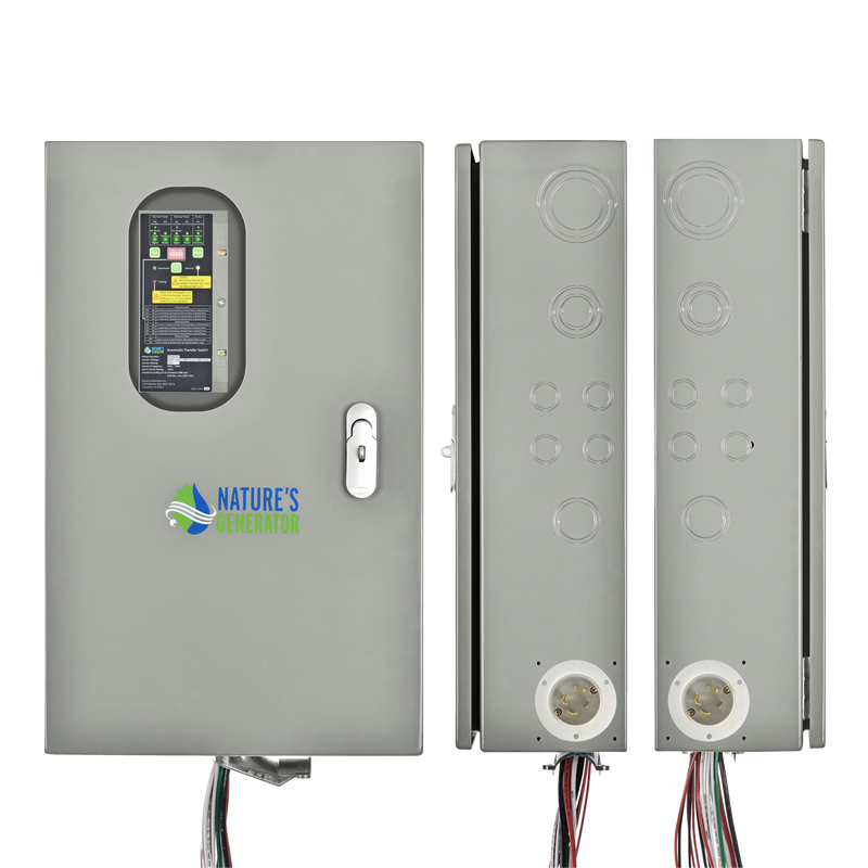 30A Automatic Generator Transfer Switch - Product - 30_ATS_Pre-Wired_All_Sides 8