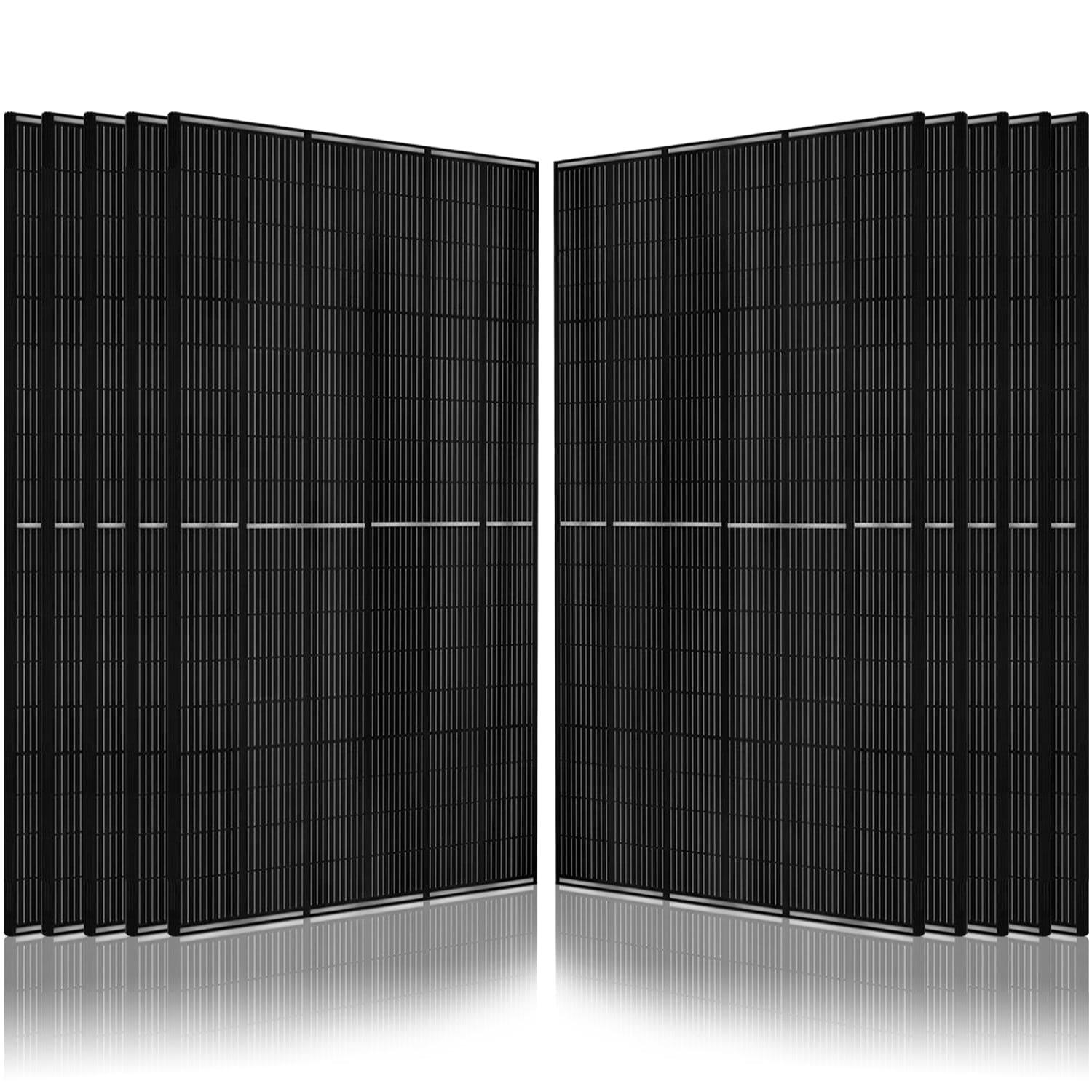 410 Watt Monocrystalline Solar Panel (10 Pack) - Nature's Generator