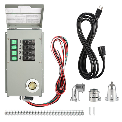 120V 15A 4-Circuit Non-Automatic Transfer Switch