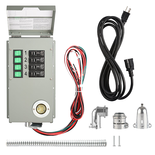 120V 15A 4-Circuit Non-Automatic Transfer Switch