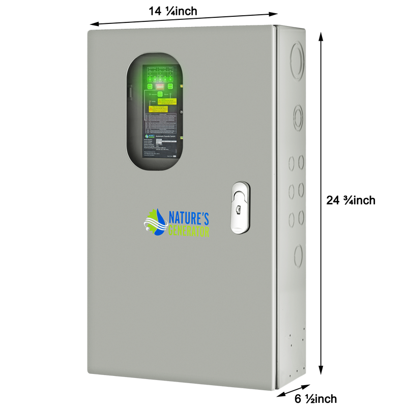 50A Automatic Generator Transfer Switch - Product 
50A Automatic Generator Transfer Switch Dimension 5