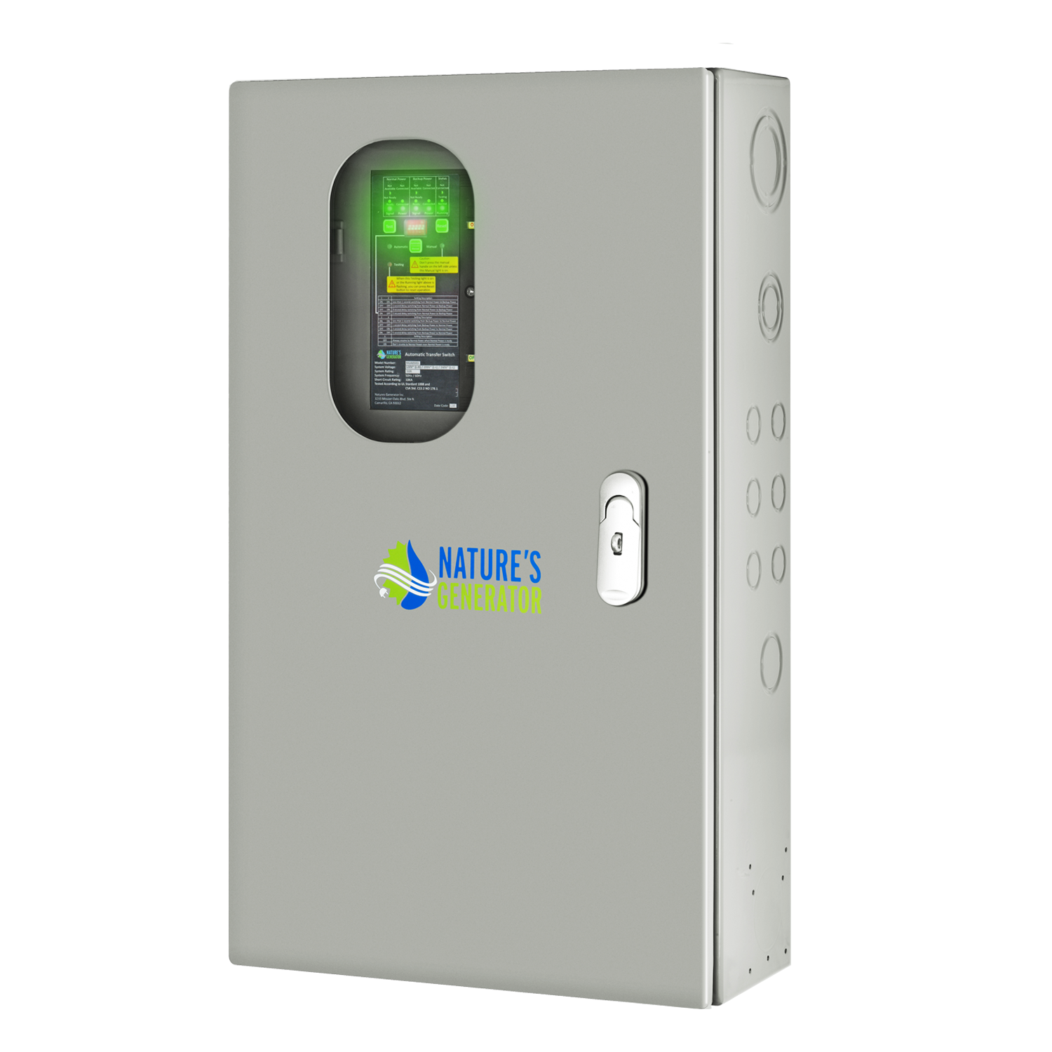 up to 24-Circuit 50A Automatic Generator Transfer Switch