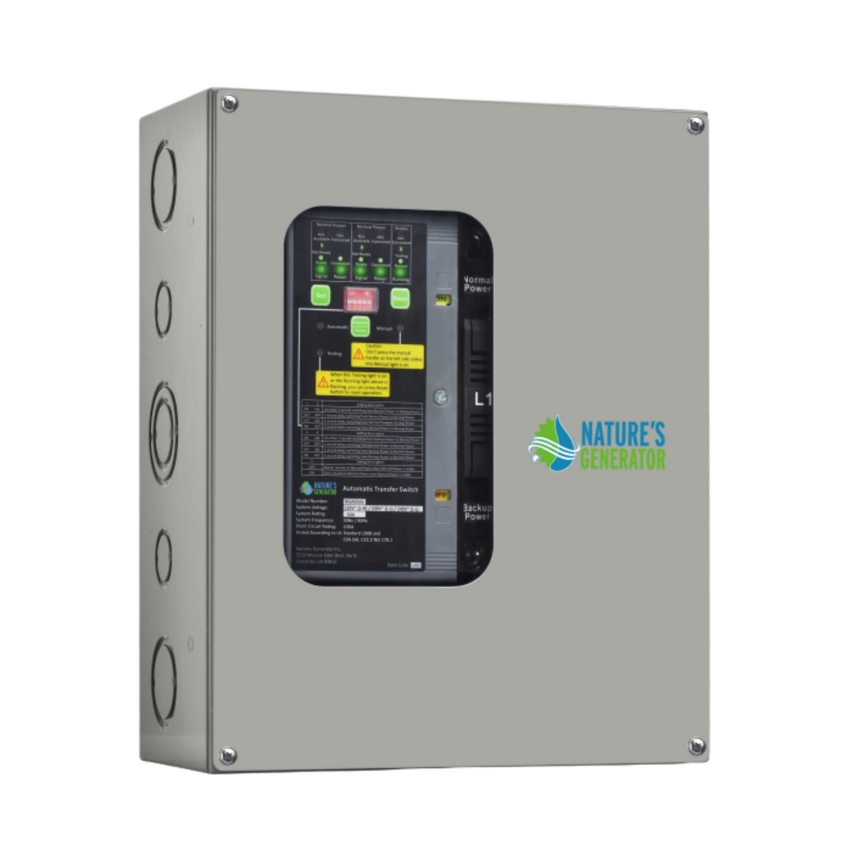 Nature's Generator 50A Compact Automatic Transfer Switch