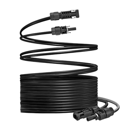 50 Foot Quick Release MC4 Extension Cables for MyGrid 10K System