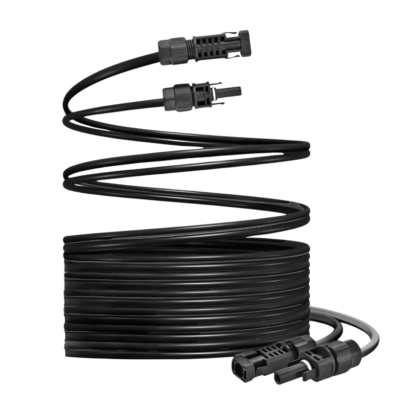 50 Foot Quick Release MC4 Extension Cables for MyGrid 10K System