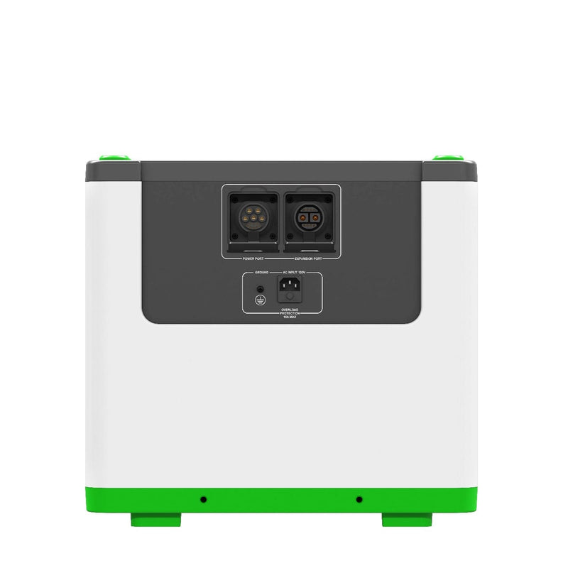 Lithium 3600 - Product 
Solar and Wind Energy Power Station Lithium 3600 Back - Nature's Generator 8