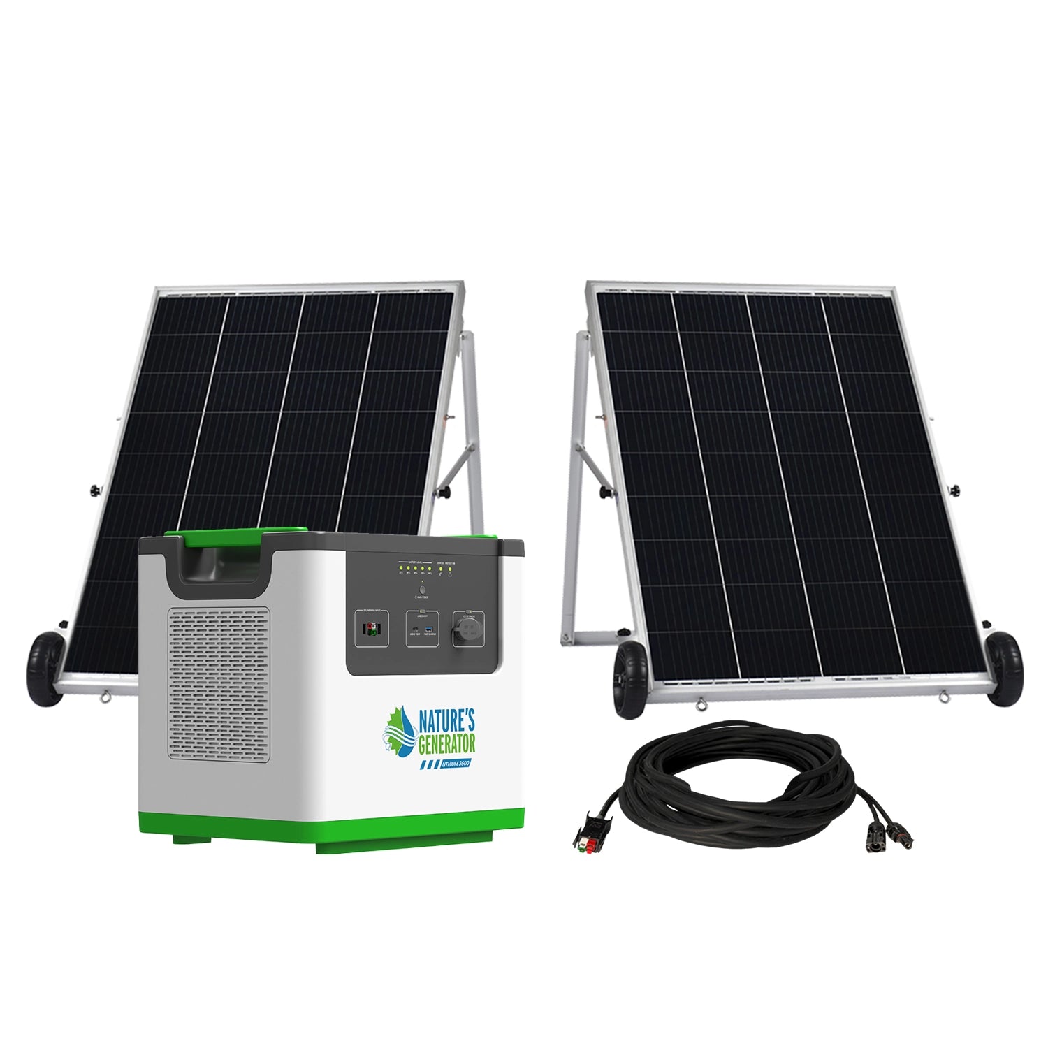 Lihtium 3600 Pod + 50ft Cable + 2* 100W Solar Panel