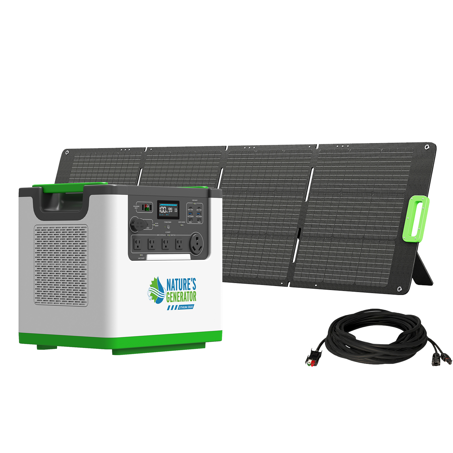 Solar Generated Generator Eco-Friendly Home Energy | Solar Panels & Generators | Nature's Generator