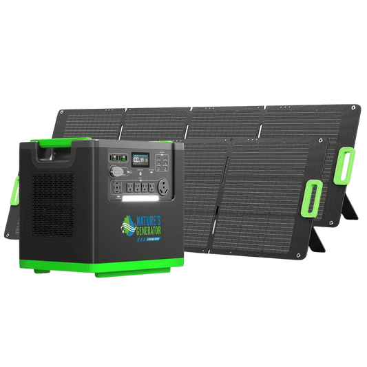 Nature's Generator Lithium 6000 with Solar Panel