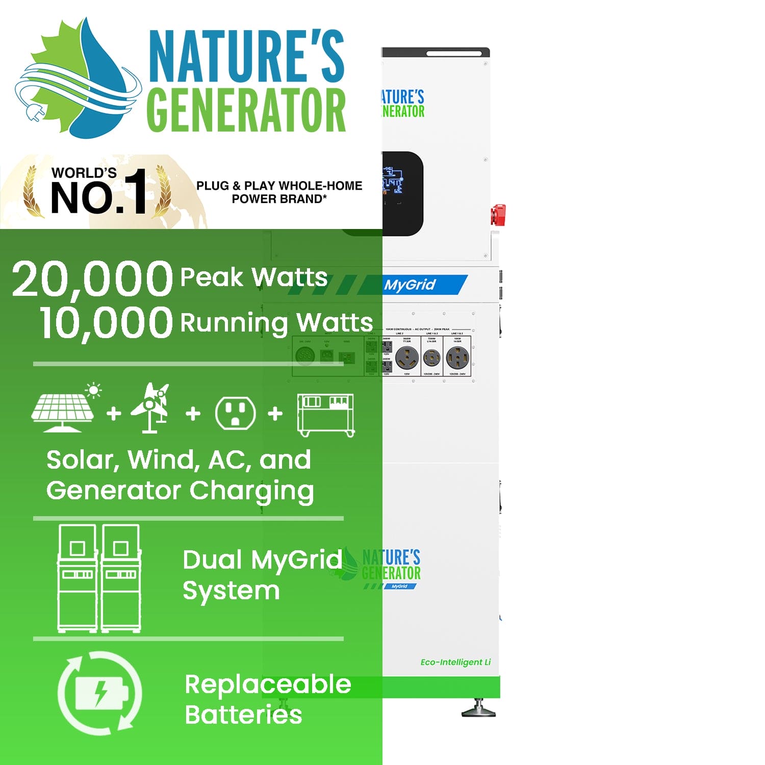 MyGrid 10K Whole Home Generator Hover