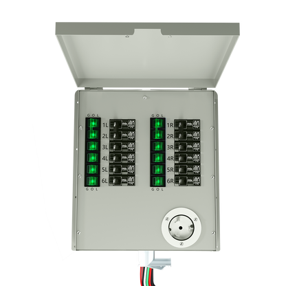 Natures Generator 12 Circuits 120V 50A Non-Automatic Power Transfer Switch