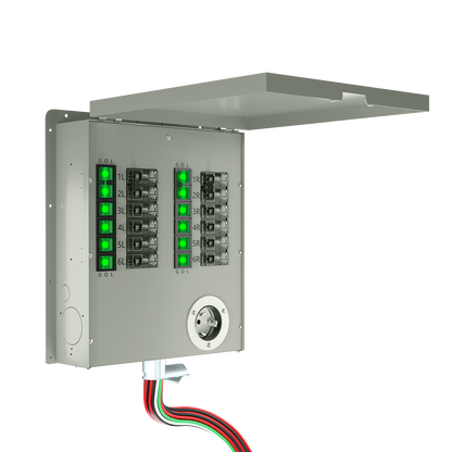 Natures Generator 12 Circuits 120V 50A Non-Automatic Power Transfer Switch