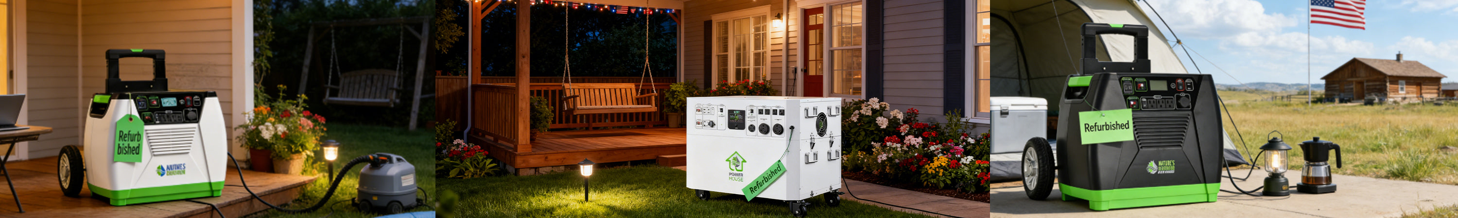 Nature's Generator - Open box deals or lowest price refurbished