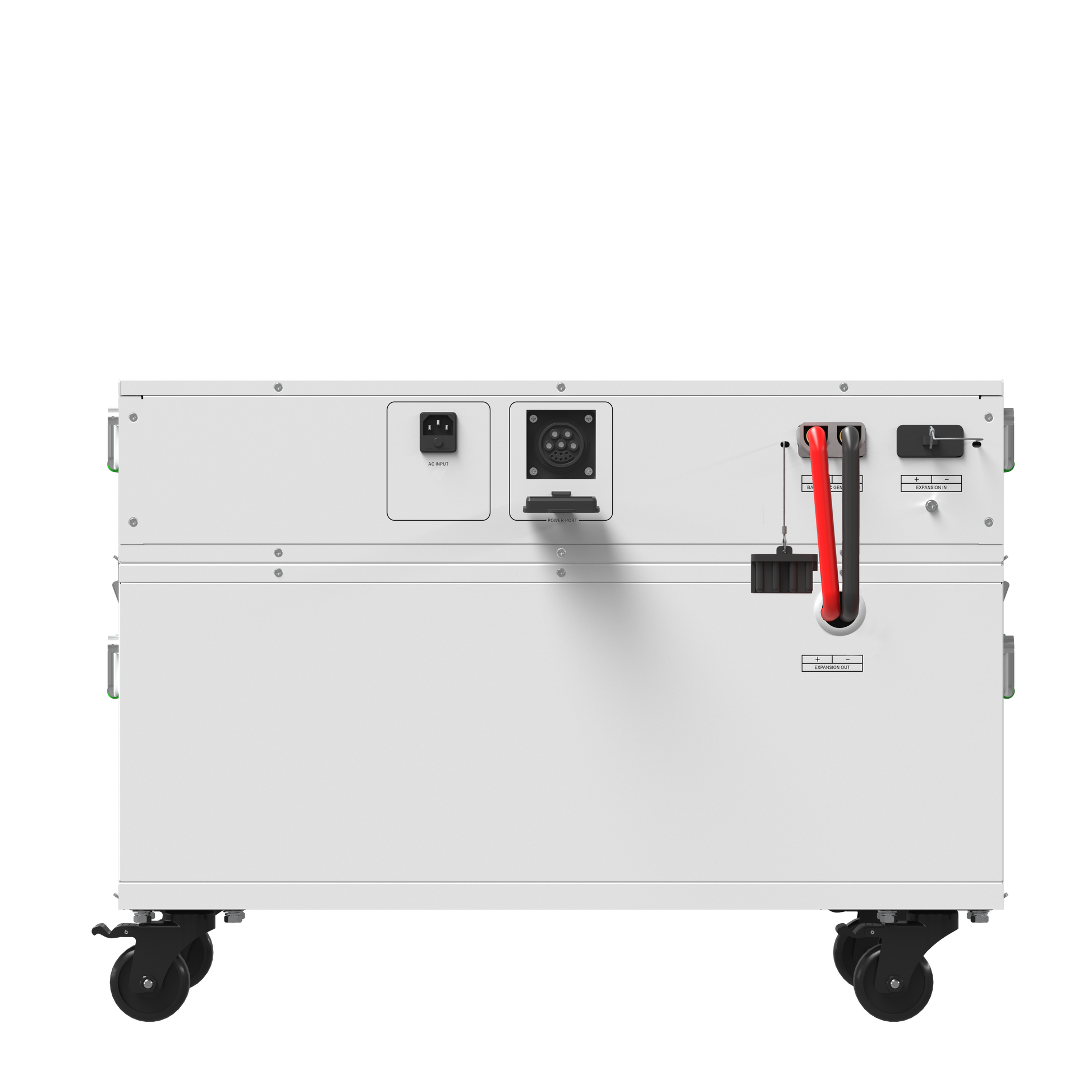 Product_White industrial machine with multiple ports and a red lever on a white background