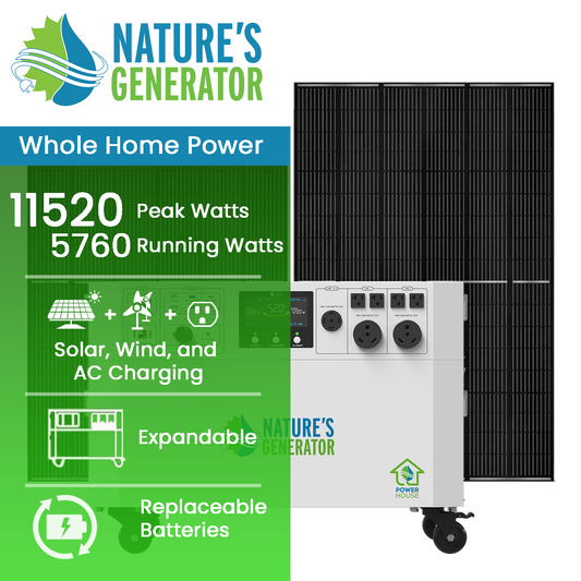 Product - Nature's Generator Powerhouse Solar Generator Hover
