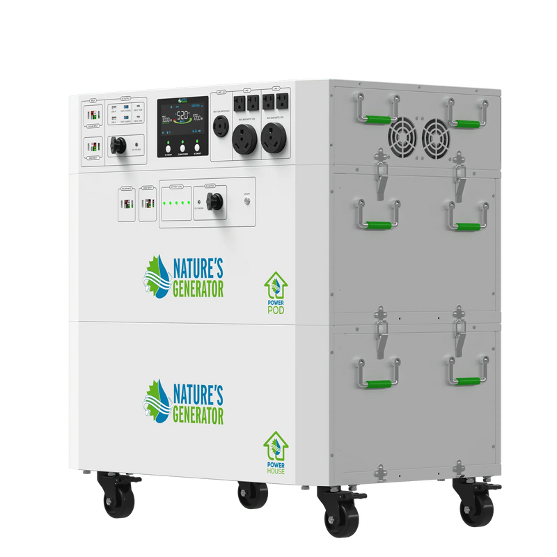 Powerhouse - Product_Nature's Generator power station on a white background 8