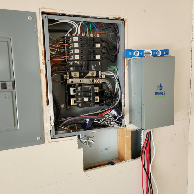 120V 30A 6-Circuit Non-Automatic Transfer Switch - Scene  - Installing Transfer Switch 14