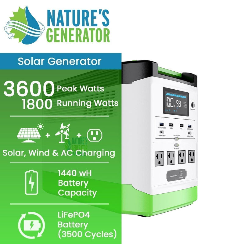 Lithium 1800 - Product 
Nature's Generator Lithium 1800 - Nature's Generator 2