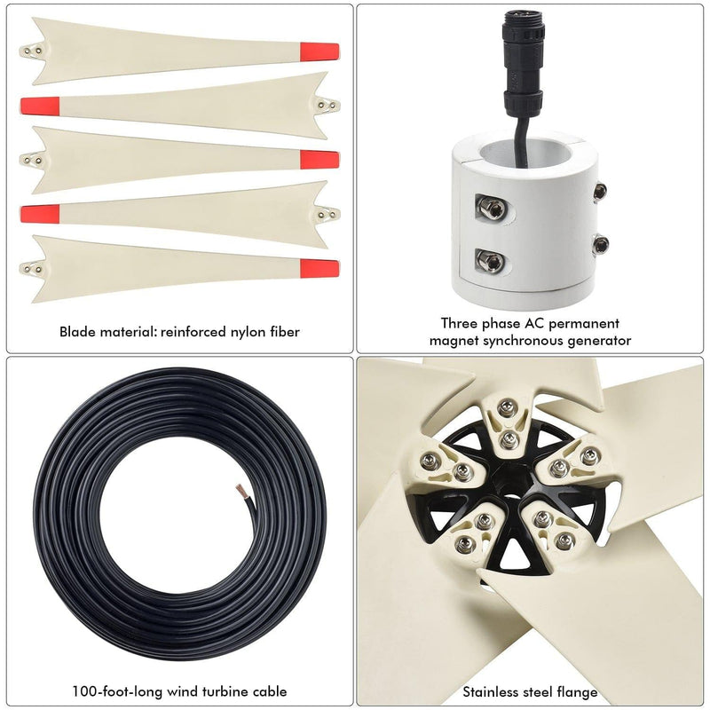 Nature's Generator 150W Wind Turbine - Nature's Generator Wind Turbine - Nature's Generator 4