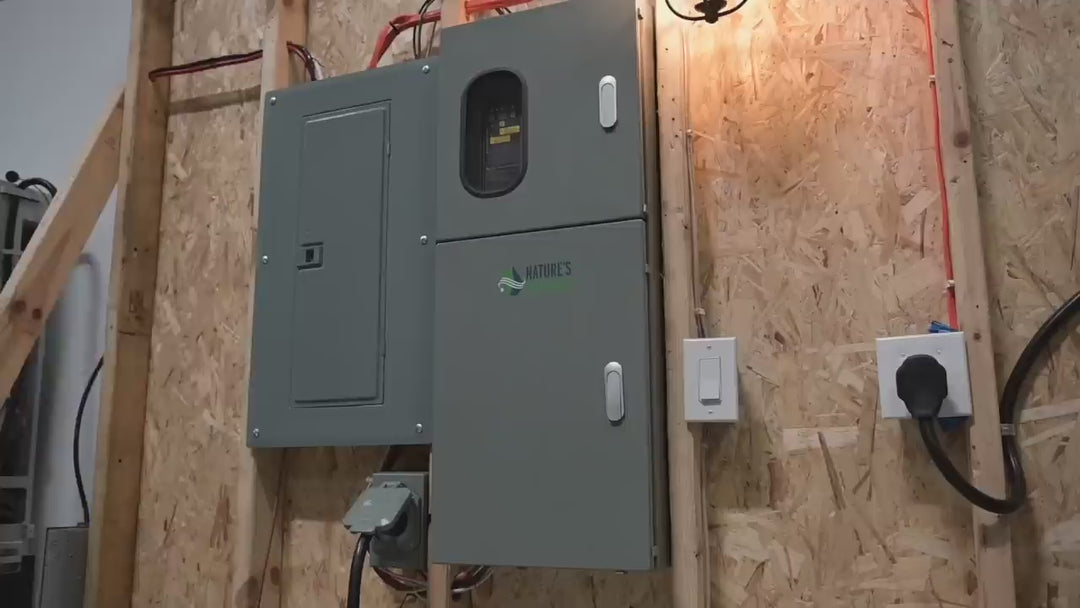 Video - hook up your generator to your house using Automatic Transfer Switch